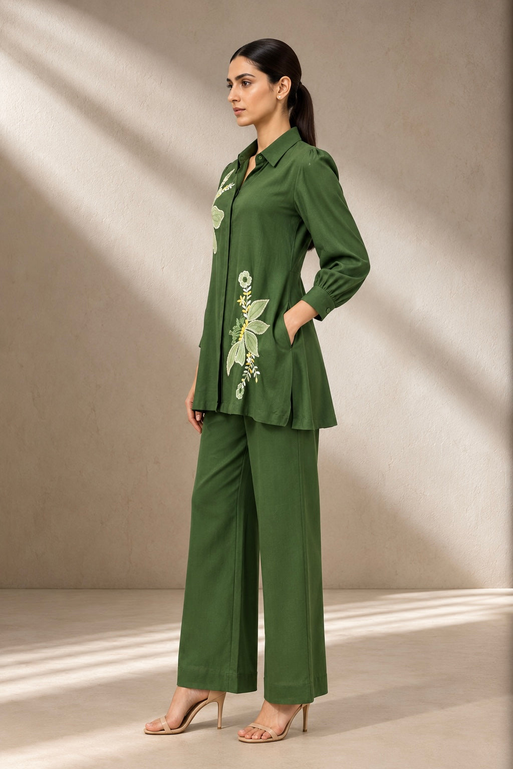 GREEN CO-ORD SET