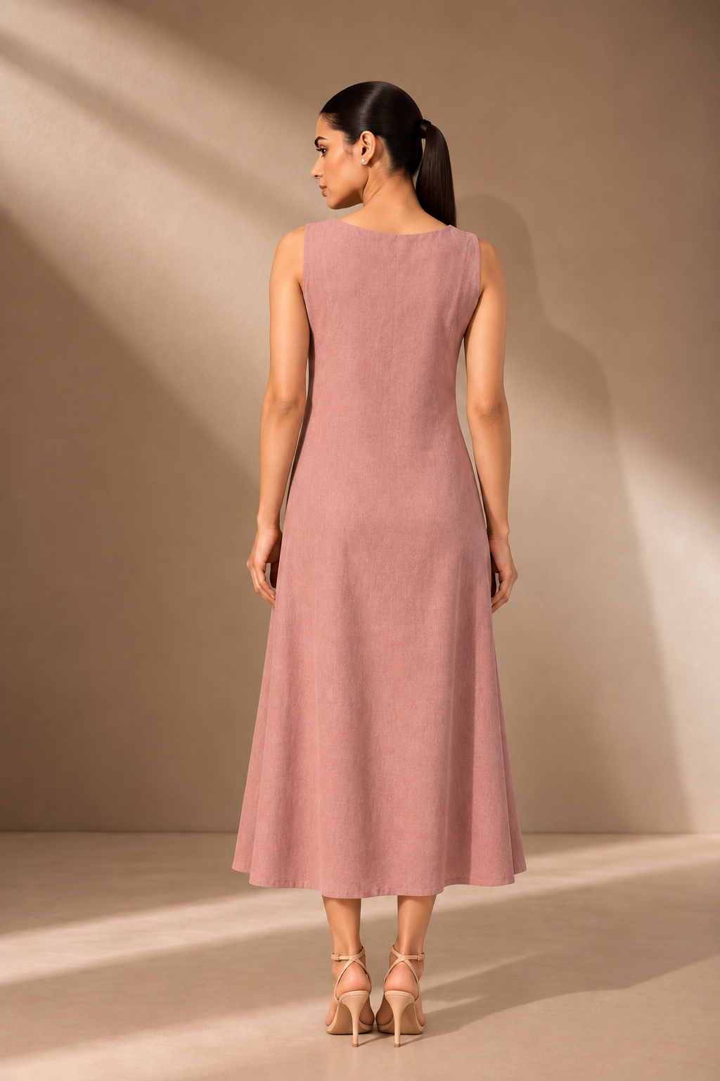 DUSTY BLUSH PINK DRESS