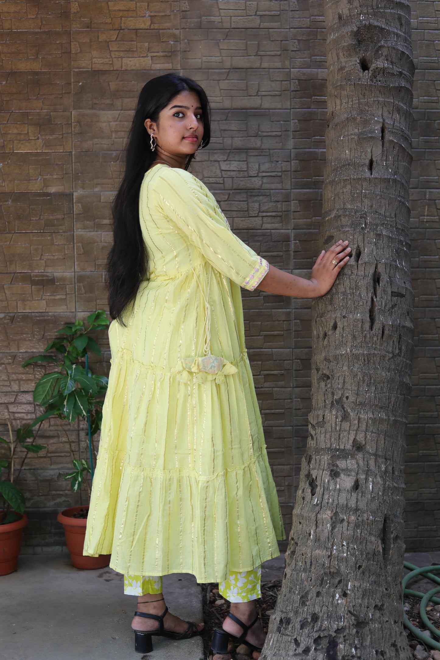 Vibrant Yellow Dress