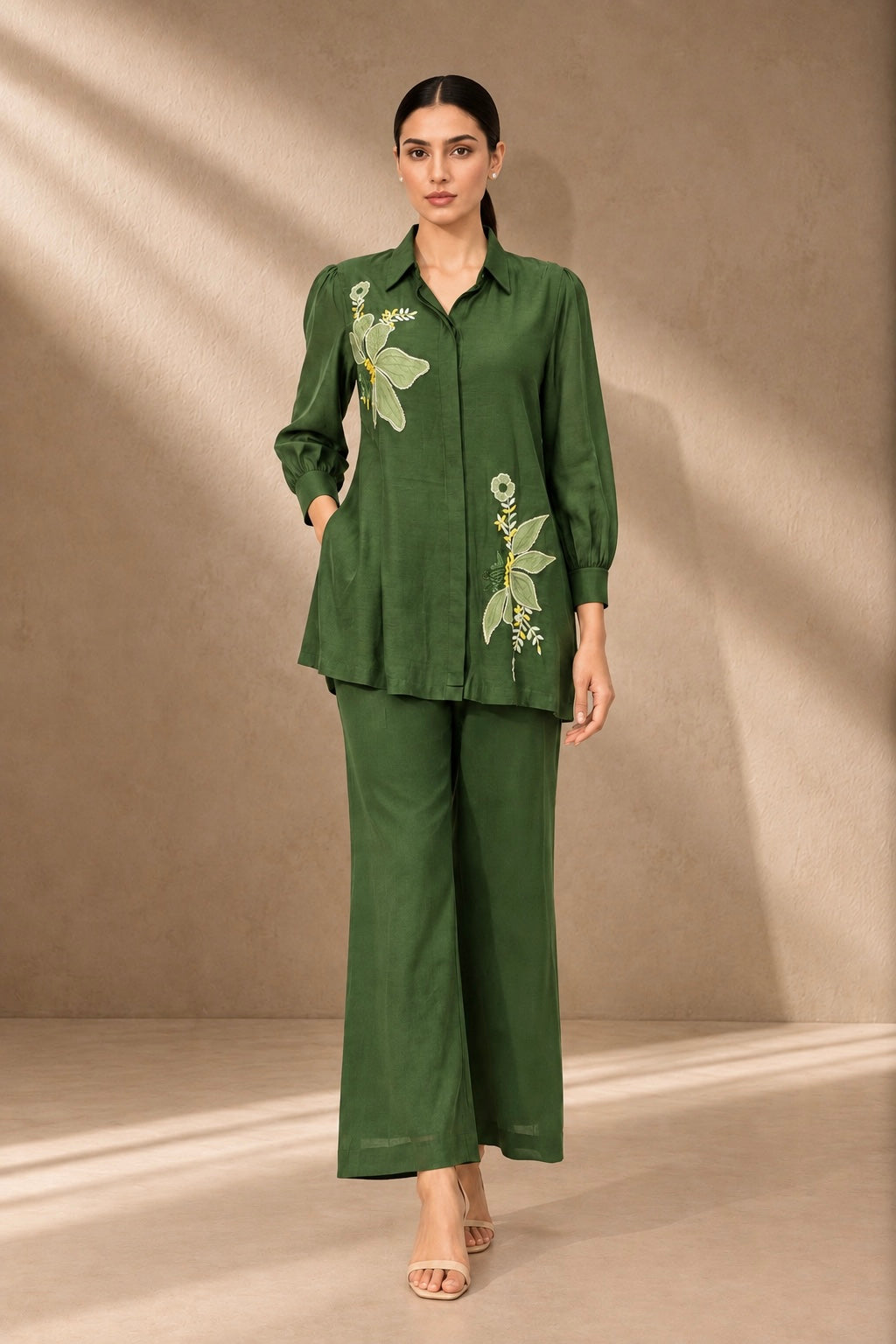 GREEN CO-ORD SET
